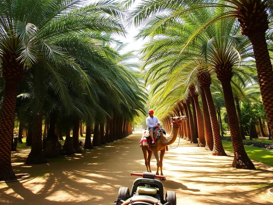 Palm grove & oasis