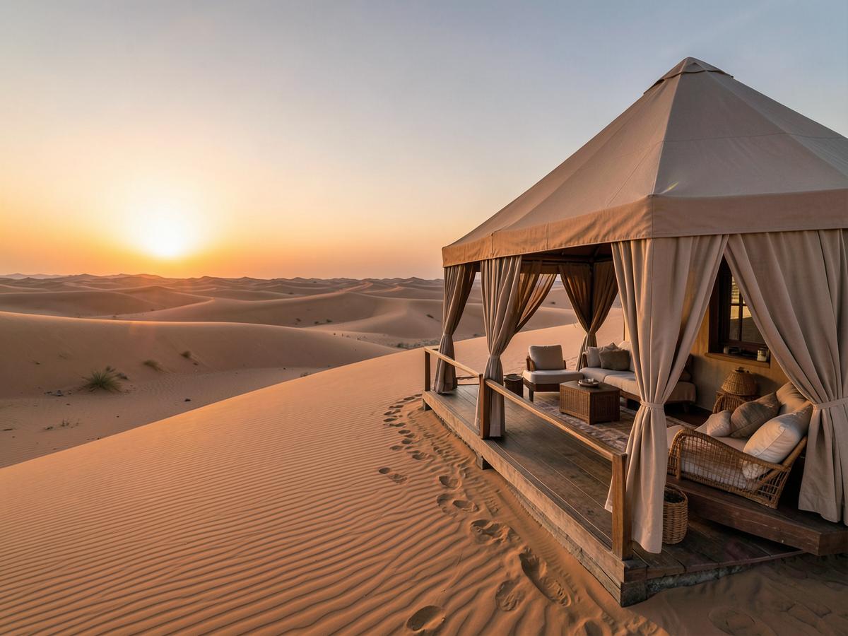 Desert camps in Abu Dhabi & Liwa, United Arab Emirates