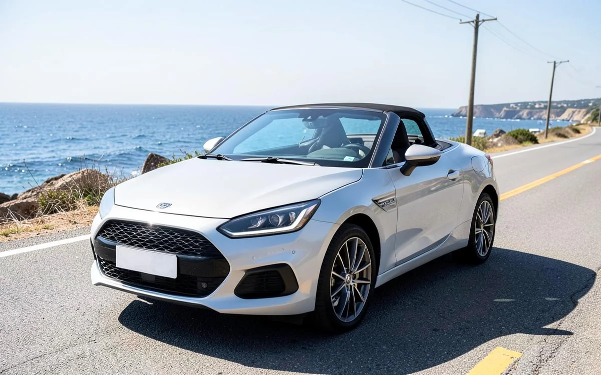 Convertible rental car