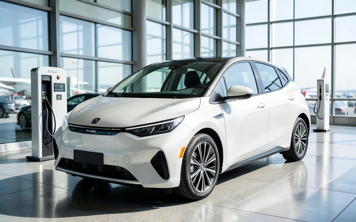 Electric rental car