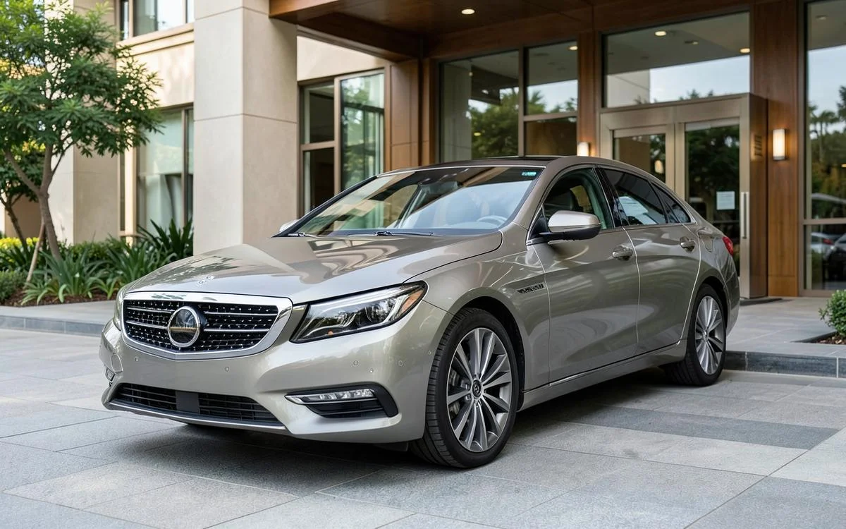 Luxury rental car