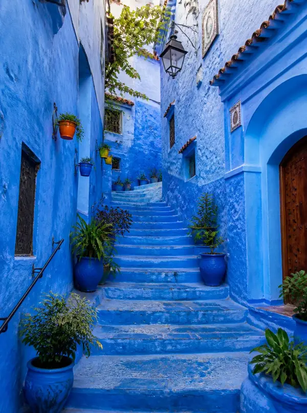 Riads in Chefchaouen, Morocco