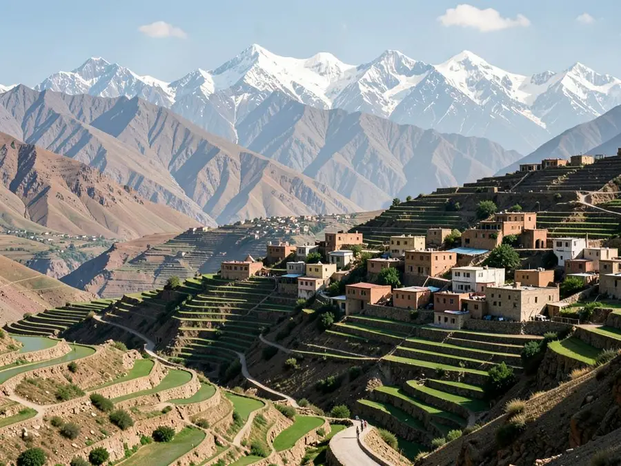 Atlas Mountains from Marrakech