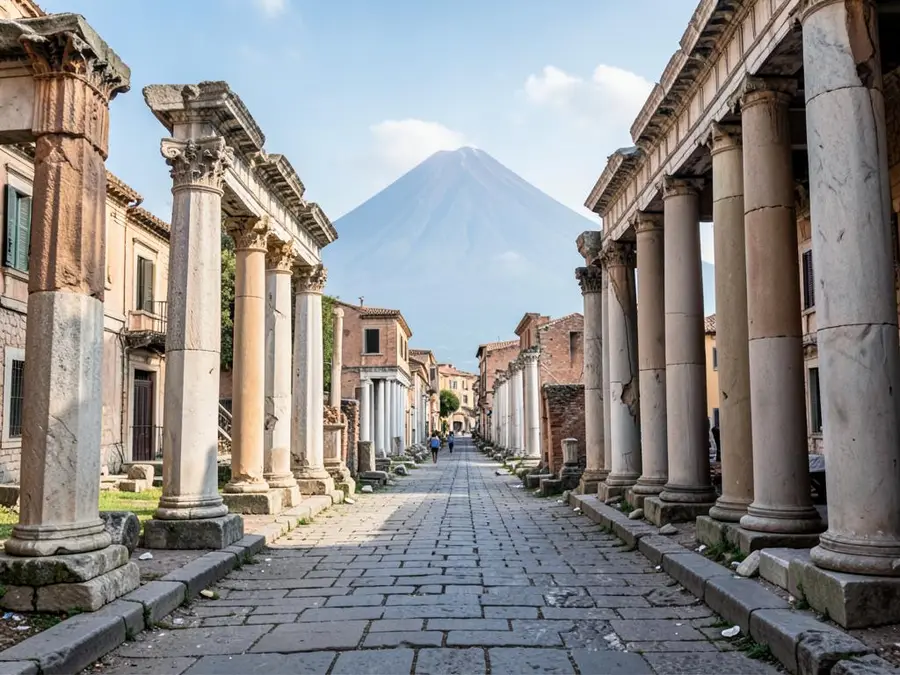 Pompeii from Naples