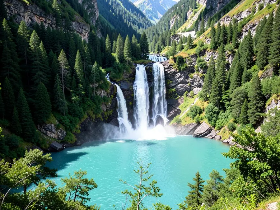 Waterfalls & lakes