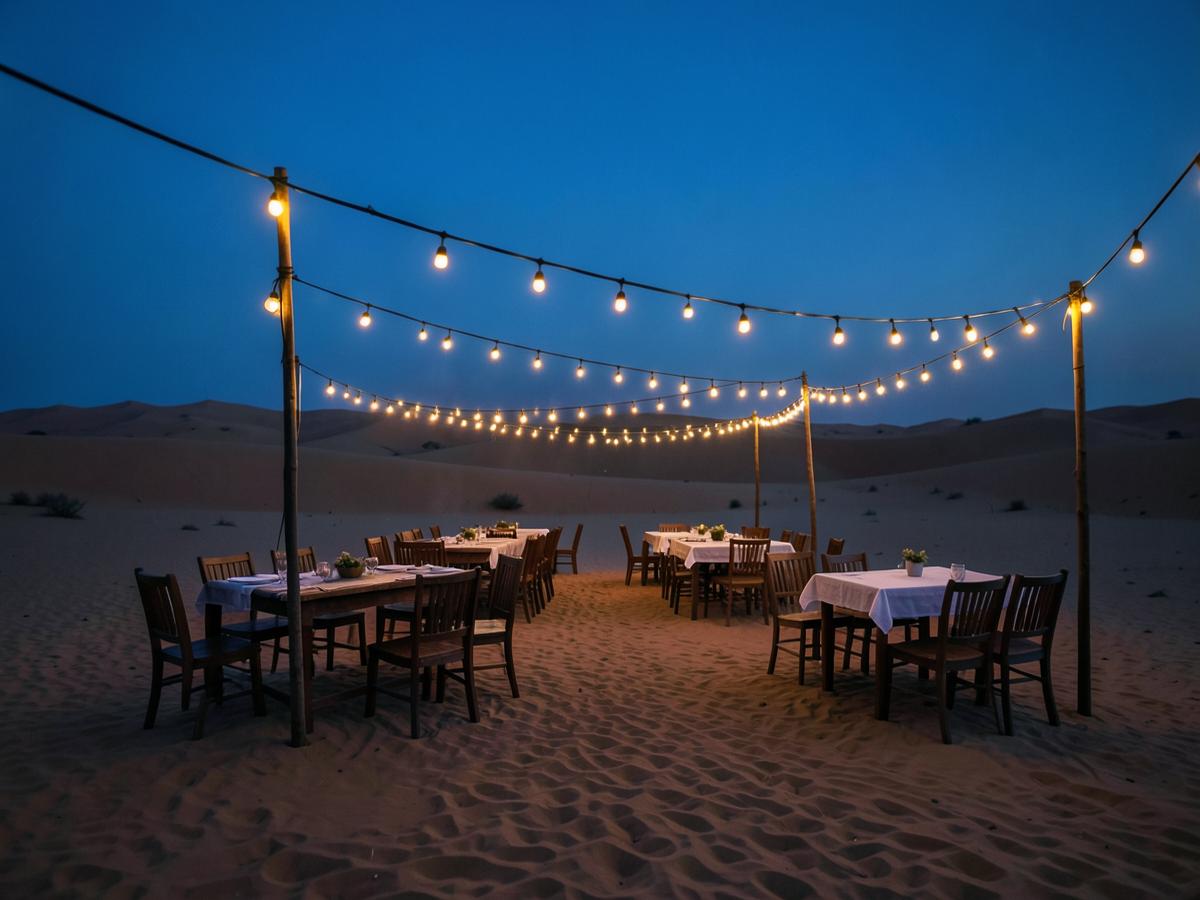 Desert camps in Thar Desert, India