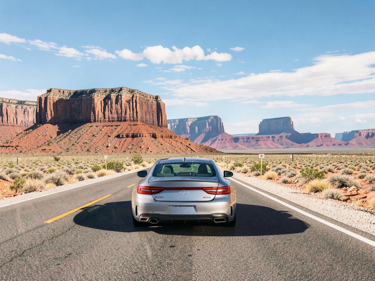 New Mexico open roads