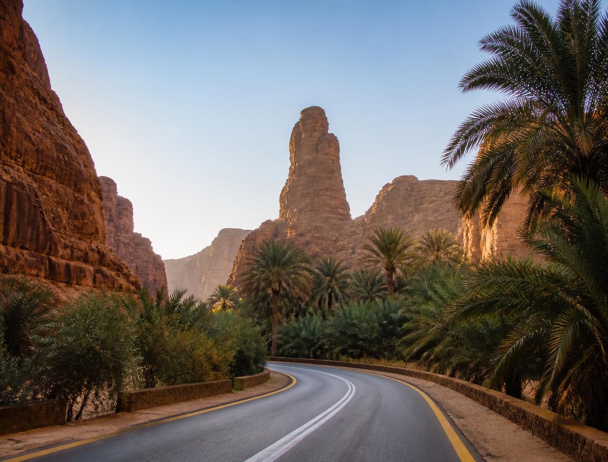 AlUla canyon drives