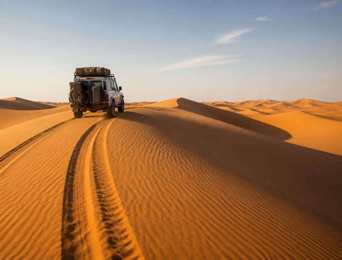Desert day trip near Dubai