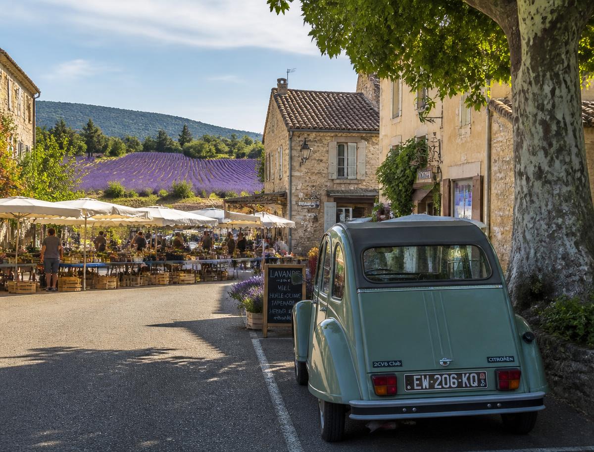Provence market run
