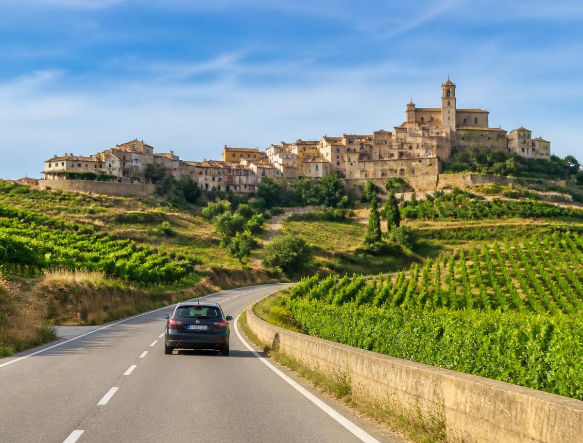 Spanish wine country